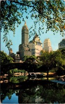 Central Park And Fifth Ave Hotels New York Postcard Posted - £7.73 GBP