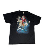 Dec 25th SANTA CAT Graphic Tee Shirt BELIEVE Unicorn Christmas Holiday M... - $19.79