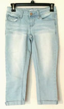 YMI capri jean size 1  light blue denim very stretchie - $9.87