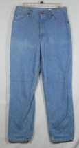 Vtg 90s Brittania Jeans Mens 34x30 Straight Blue Stone Wash Denim Actual... - £11.87 GBP