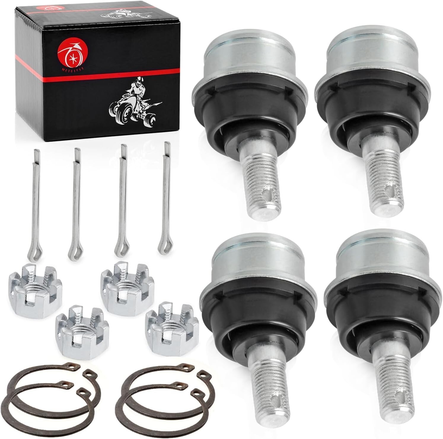 4pcs Ball Joint kit for Grizzly 350 400 450 Big Bear 400 Kodiak 450 400 Bruin 35 Item image 2