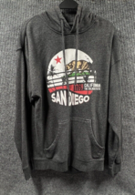 Point Sportswear Sweatshirt Hoodie Mens XL Grey San Diego California Sou... - $23.91