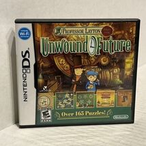 Nintendo DS Professor Layton and the Unwound Future Game CASE &amp; MANUAL ONLY - $9.85