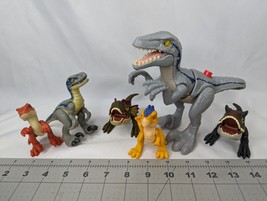 Dinosaur Figure Lot Imaginext Hasbro Raptors - £22.39 GBP