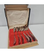 Set of 5 Vintage Bellini Demitasse Spoons Silver Plate Made In Brazil - $22.72