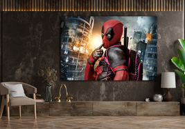 Deadpool Canvas Poster, Wall Art, Wall Decor, Home Decor, Movie Poster for Gift - £53.55 GBP