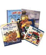 Children&#39;s Books Lot of 5 Christian Learning Veggie Tales Bible Stories ... - $11.95