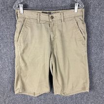 Free World Bermuda Shorts Men&#39;s 32 Beige Cotton Blend Adults - $16.73 CAD