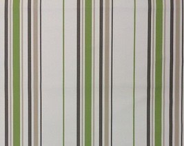 Ballard Design Cumberland Stripe Green Outdoor Indoor Fabric By The Yard 63&quot;W - £12.78 GBP