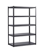 Amish Garage Storage Shelves 24&quot;D x 5-Tier Heavy Duty Metal Shelving System - $200.49