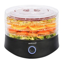 Brentwood 5 Tray Food Dehydrator in Black with Auto Shut Off - $2,152.72 MXN
