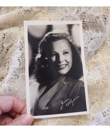 Vintage June Allyson Photo Post Card 1940s 50s era Movie Star RPPC Postcard - £9.74 GBP