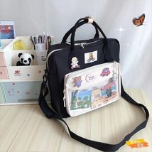 Japanese Style School Bags For Teenage Girls Preppy Tote Bag Nylon Bag Backpack  - £22.56 GBP