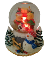VTG San Francisco Music Box Company Snow Water Globe Christmas Holiday T... - $467.06 MXN