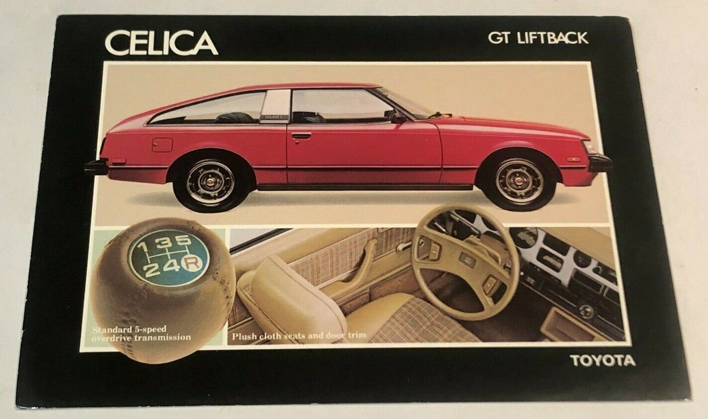 1980 Toyota Celica GT Liftback New Unused Dealer Post Card - $19.79
