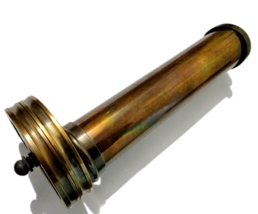 Antique Finish Brass Double Wheel Kaleidoscope Maritime Optical Best Gift - £32.37 GBP