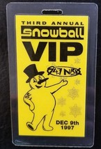 3rd ANNUAL SNOWBALL /  THE CURE +++ 1997 SHOW LAMINATE BACKSTAGE PASS *L... - $20.00