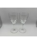 Pair of Baccarat France Crystal GENOVA 6 1/2&quot; Claret Wine Glasses - $2,611.65 MXN