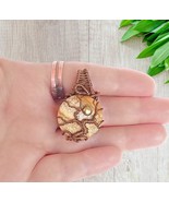 Tree of life jasper pendant, Copper Wire wrapped gemstone, Handmade Neck... - $558.95 MXN