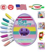 Creative Egg Decorating Spinner Set for Easter - Includes 8 Colorful Mar... - $53.14 CAD