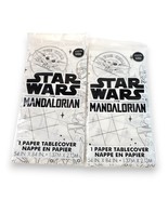 2-Pack Star Wars Mandalorian &amp; Grogu Color-In Tablecloths, 84&quot; x 54&quot;, NEW - $189.87 MXN