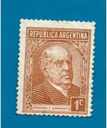 Mint Argentina Postage Stamp (1935) 1cent Domingo Sarmiento Scott Cat# 419 - $2.99
