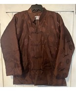 Vintage Women’s Oriental Styled King Cat Chiffon Jacket - Brown Size Small - €21,16 EUR