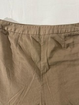 Cato Women's Brown Side Zipper Rear Slit Pull-On Skirt Size 14 Measured Waist 34 image 8