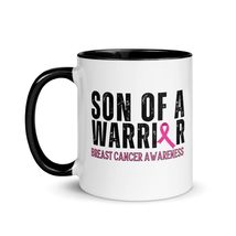 Father of a Warrior Breast Cancer Coffee Mug - $18.87+