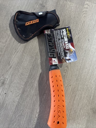 Estwing Camper&#39;s Axe - 14&quot; Hatchet with Forged Steel Construction &amp; Shoc... - $39.60