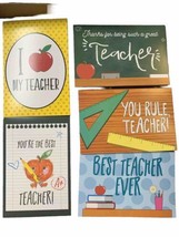 Pack of 48 American Greetings Teacher Appreciation Cards w/ Envelopes-5 Designs - €11,02 EUR