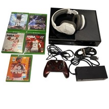 Microsoft Xbox One 1540 500GB Bundle Controller Turtle Beach Headset 5 Games - £88.22 GBP