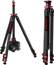 Ifootage 65&quot; Carbon Fiber Video Tripod, 3 Section Professional Camera Tripods - £320.57 GBP