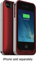 Mophie Juice Pack Air Battery Case for iPhone 4/4s (JPA-IP4-P-RED) - $12.86