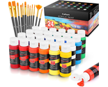 Acrylic Paint Set, 24 Colors (59Ml, 2Oz) Art Craft Paints for Profession... - £33.33 GBP