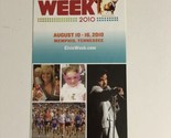 Elvis Presley Elvis Week 2010 Travel Brochure Memphis Tennessee BR11 - $4.94