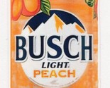 Busch Light Peach can vinyl decal window laptop hardhat up to 14&quot;  FREE ... - $3.49+