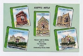 Kloeppel Hotels Postcard Jacksonville West Palm Florida George Washington  - £7.82 GBP