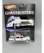 Hot Wheels Premium 1:64 Ghostbusters ECTO-1 Real Riders Vehicle 2020 New! - £11.20 GBP