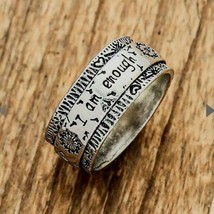 Silver I Am Enough Ring, Women&#39;s Ring, Size 7, 8 or 10, Christmas Gifts ... - £14.80 GBP