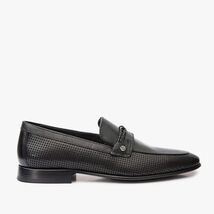 The Acerra Black Leather Loafer Men Shoe Final Sale! image 3