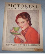 Pictorial Review Magazine-March 1932-Dolly Dingle Paper Doll, Stort Stories - £11.00 GBP