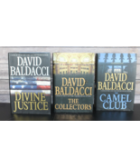 DAVID BALDACCI - 3 Books- The Camel Club, The Collectors, Divine Justice... - £13.11 GBP