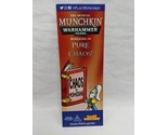 Munchkin Warhammer 40k Official Bookmark Of Pure Chaos! Promo - £28.32 GBP