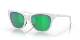 Oakley Hold Out Sunglasses OO9357-0455 Polished White Frame W/ Jade Irid... - £54.37 GBP