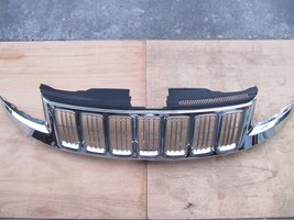 For Jeep Grand Cherokee &#39;14-16 Fully Chrome Grille Assy Vertical Texture Insert - £325.08 GBP