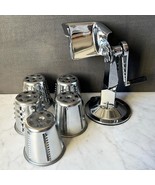 Vintage Manual Food Processor King Cutter - Saladmaster 5 Cones No Guard - $85.45