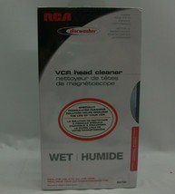 RCA Discwasher Wet VCR Head Cleaner New Sealed VHS Tape - £9.73 GBP