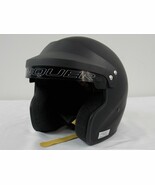 Conquer Snell SA2015 Open Face Auto Racing Helmet matte black Size L lar... - $182.55 CAD