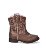Toddler Cowboy Boots Size 2 3 4 5 or 6 Faux Leather Slip On Embroidered - $20.00